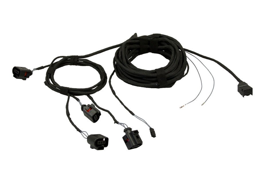 Original Kufatec Kabelbaum PDC Sensor Park Pilot Heck Hinten für VW T5 2010-12