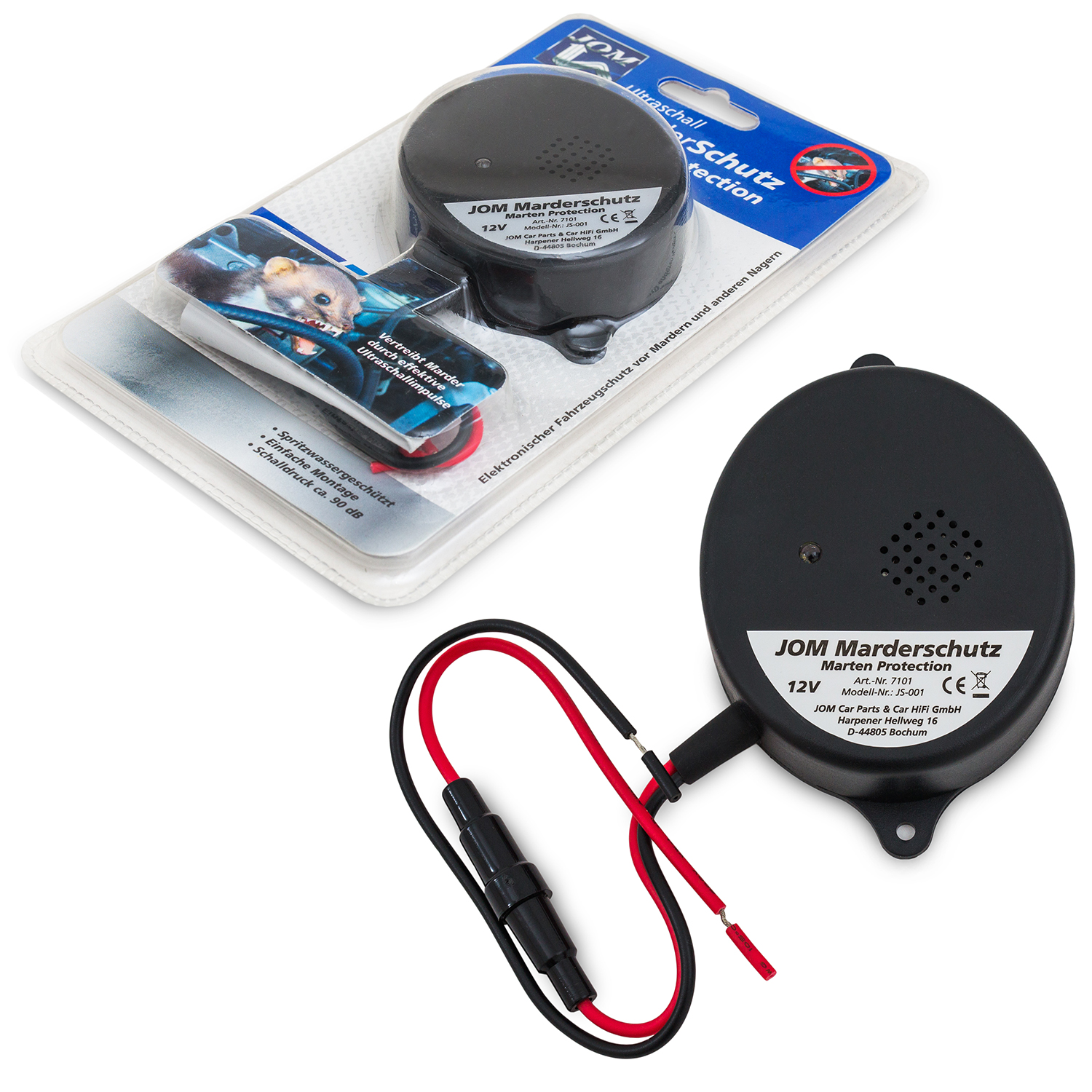 Premium Marderabwehr Ultraschall 12V Marderschreck Marderschutz viele Fahrzeuge