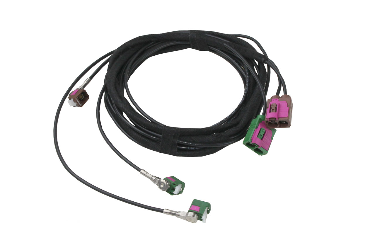 Original Kufatec Kabelbaum Anschluss TV Antennen Module für Audi A5 8T / 8F