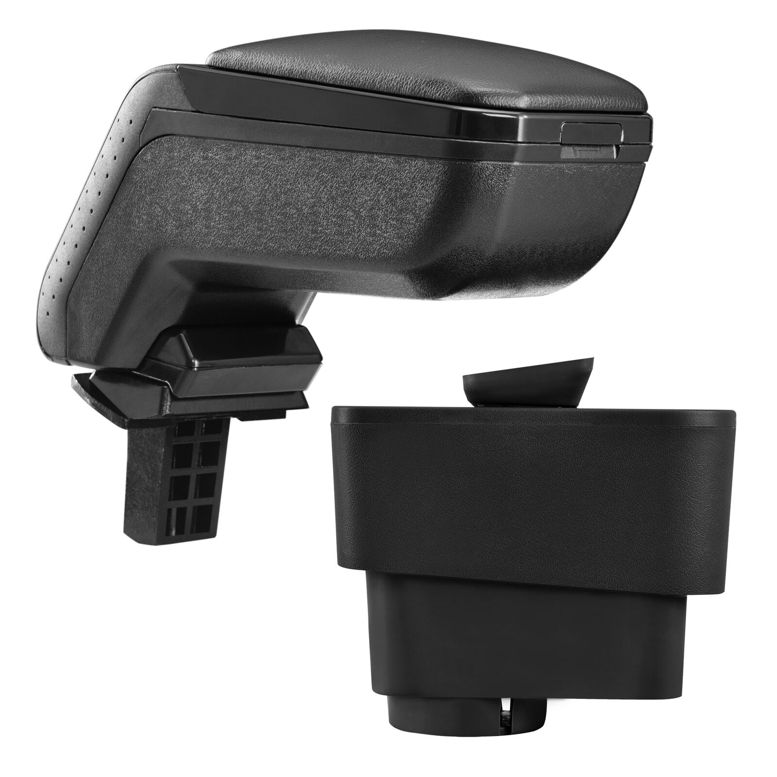  Mittelarmlehne Armlehne KOMPLETT Leder Schwarz für Alfa Romeo MiTo 2008-