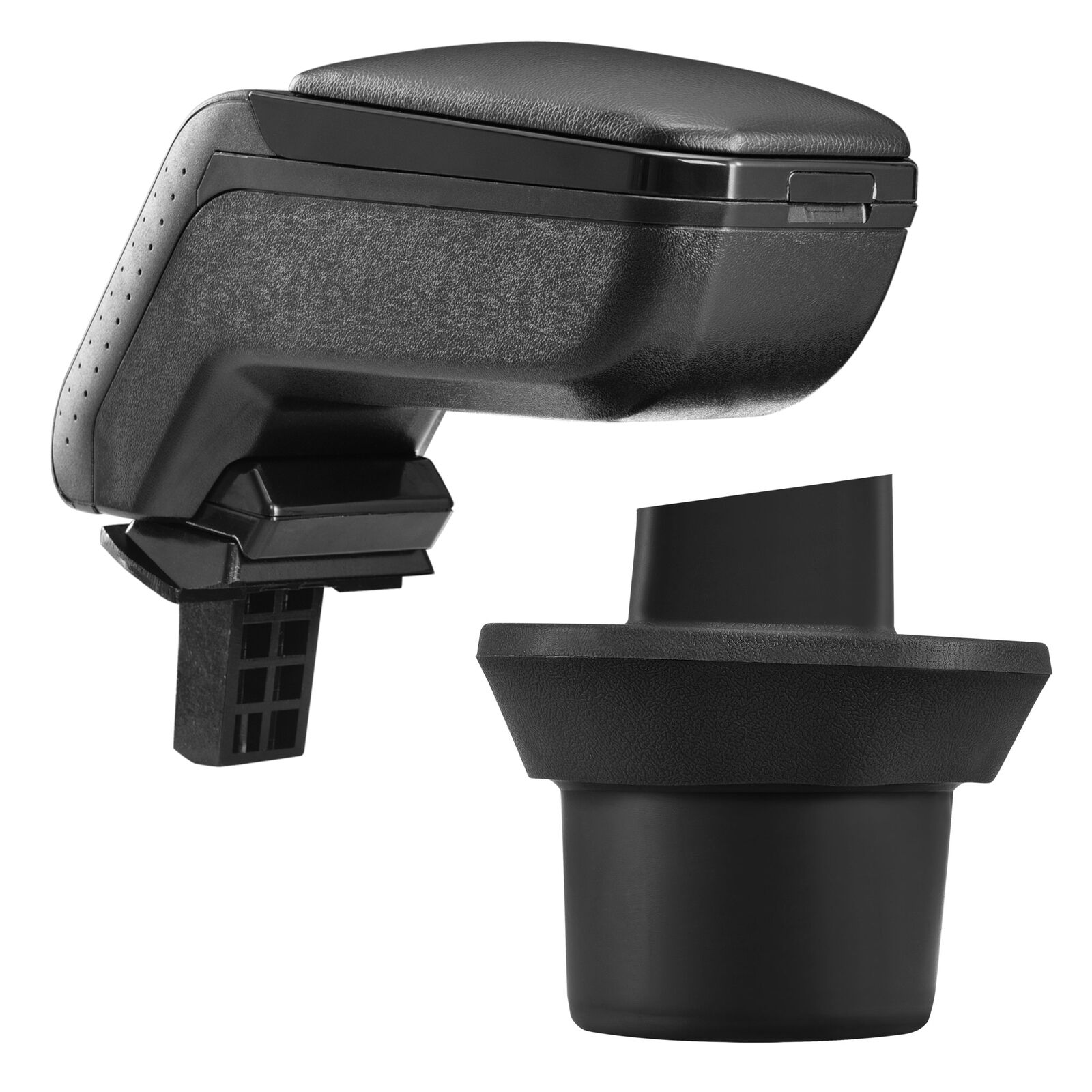  Mittelarmlehne Armlehne KOMPLETT Leder Schwarz für Mini R55 R56 R57 2006-