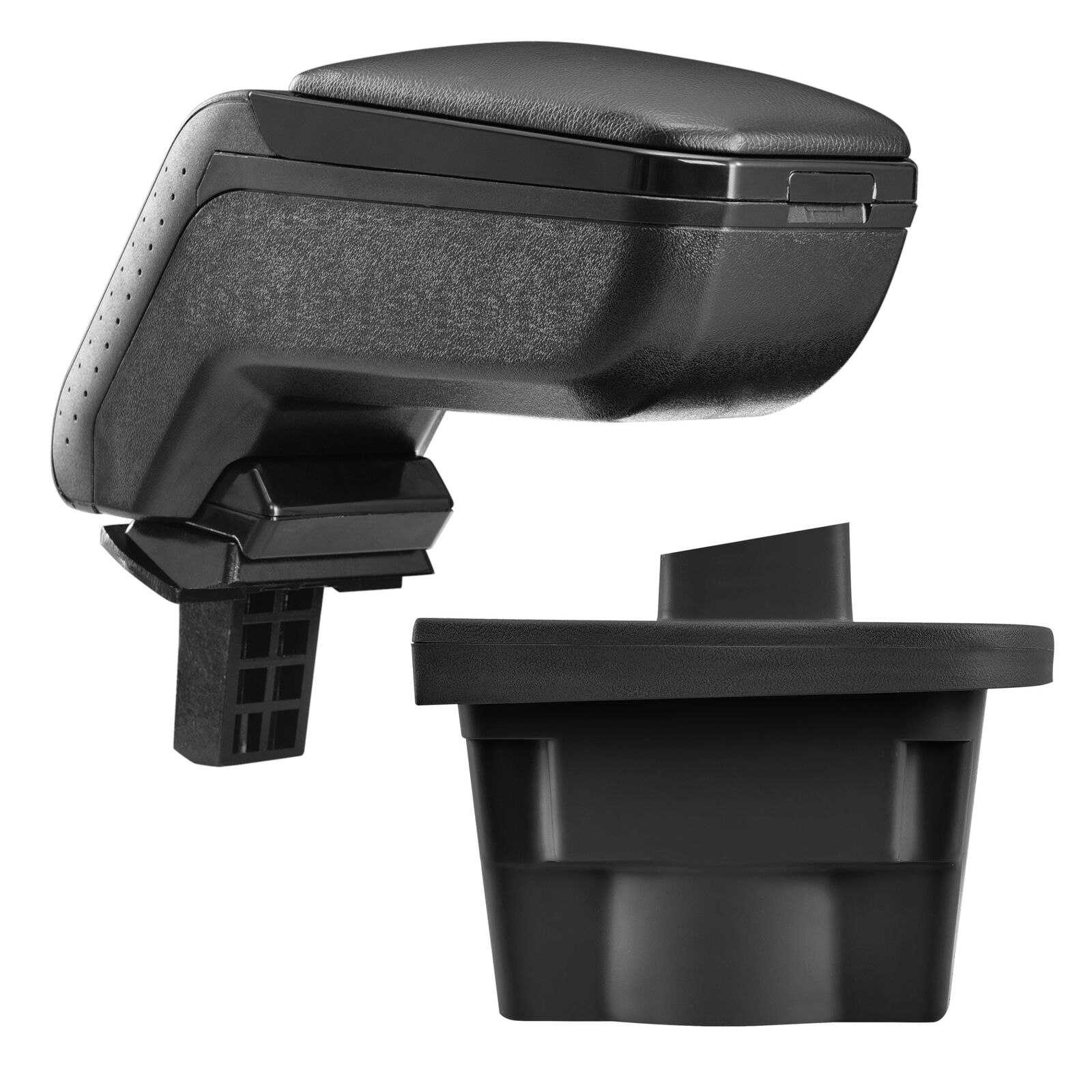  Mittelarmlehne Armlehne KOMPLETT Leder Schwarz für Opel Astra J ab 2009-