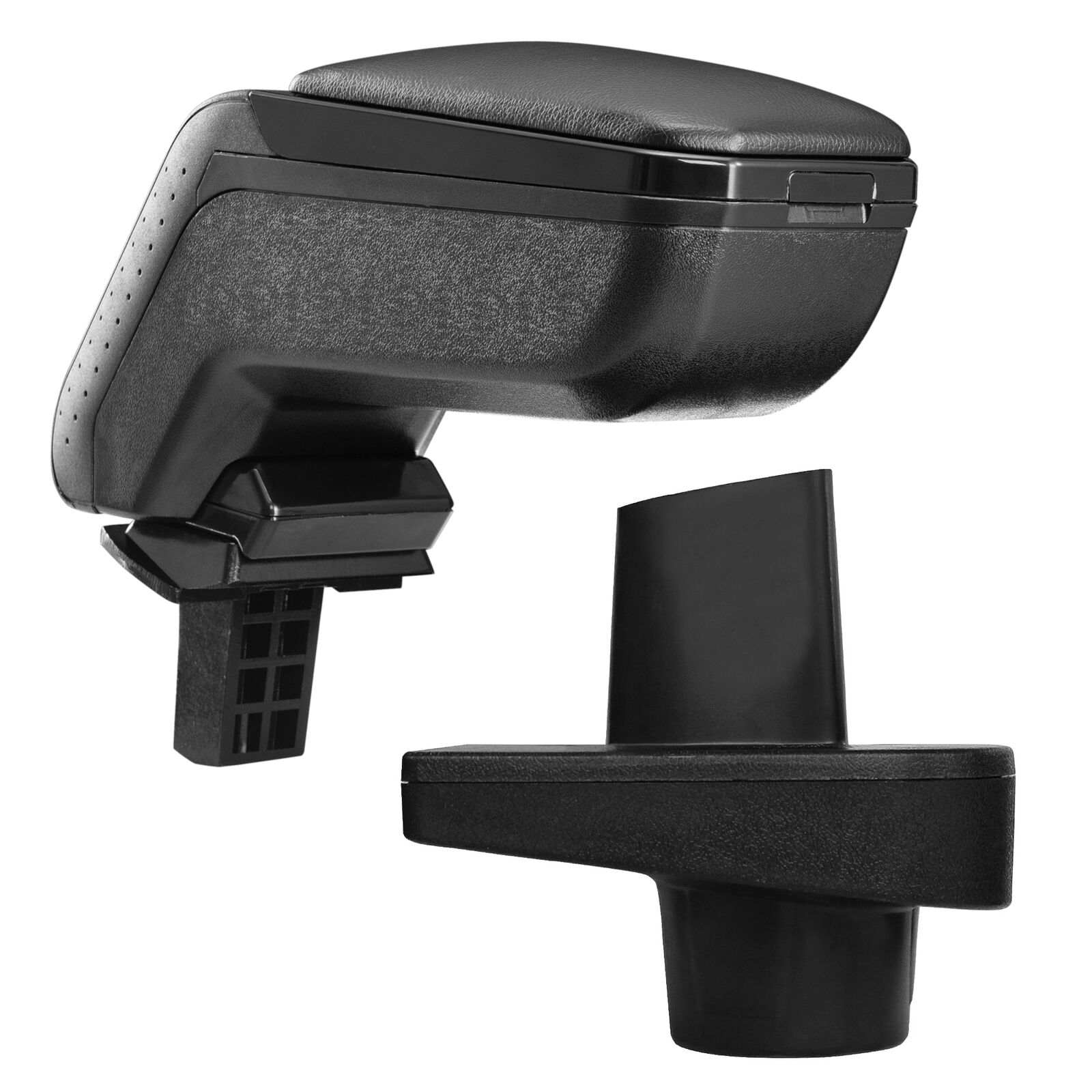  Mittelarmlehne Armlehne KOMPLETT Leder Schwarz für Renault Clio IV 2012-