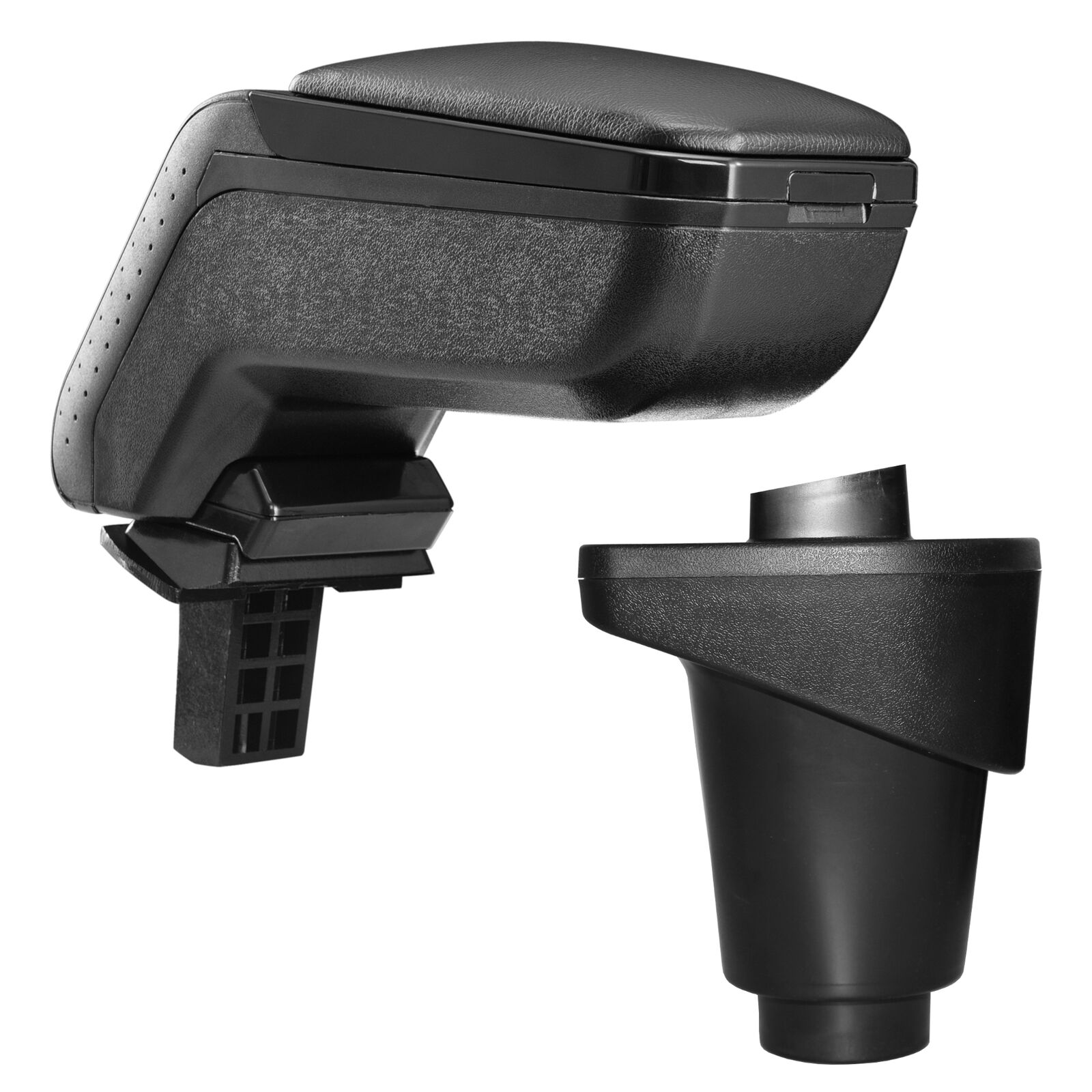  Mittelarmlehne Armlehne KOMPLETT Leder Schwarz für Fiat 500L ab 2012-