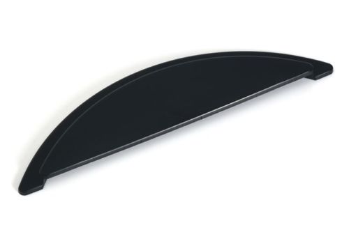 Halbmond Motorhaubenfüllstück Schwarz Kühlergrill Grill für VW Polo 6R 6C 2009-