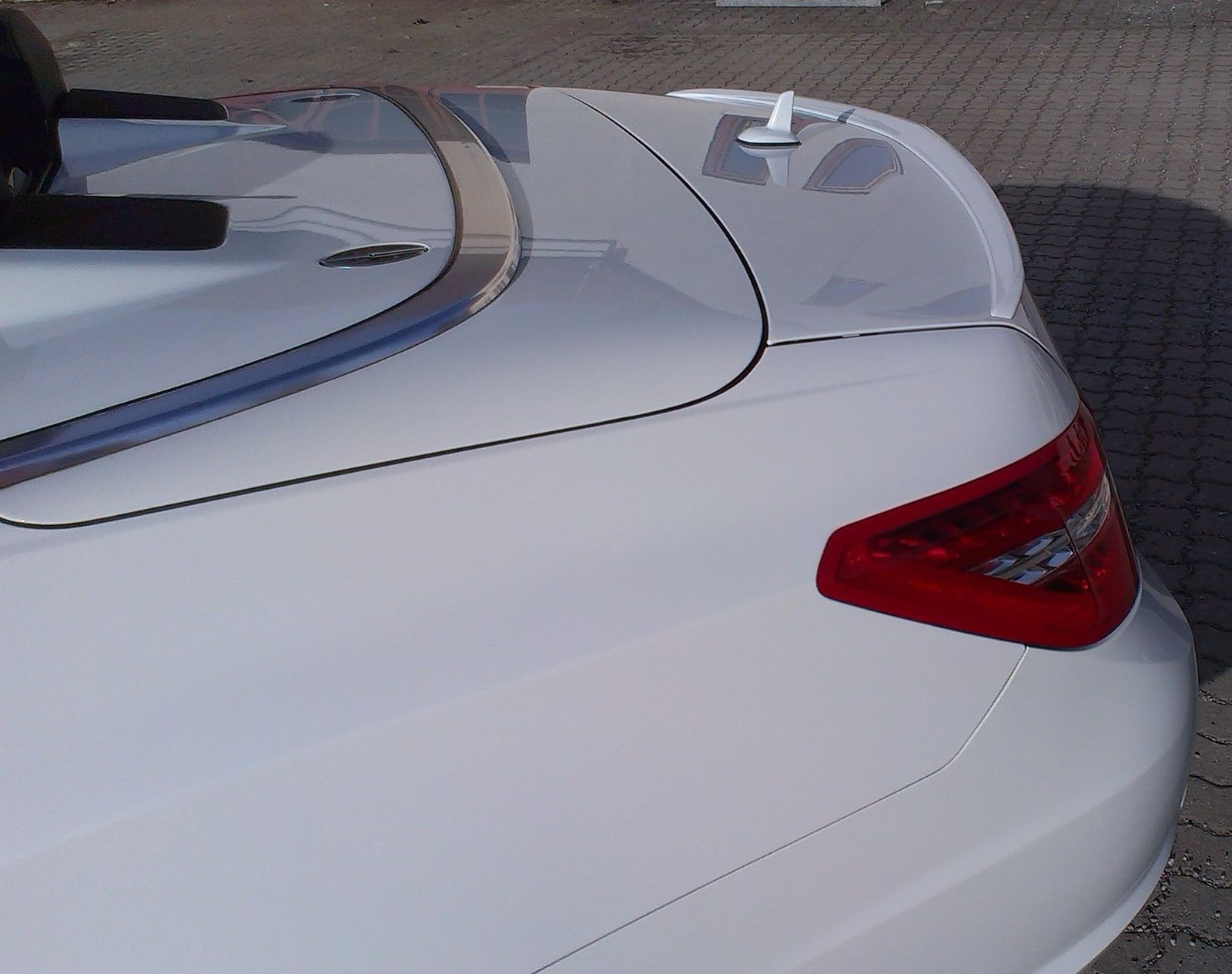 Heck Spoiler Spoilerlippe Kofferraum Lippe für Mercedes A207 Cabrio C207 Coupe