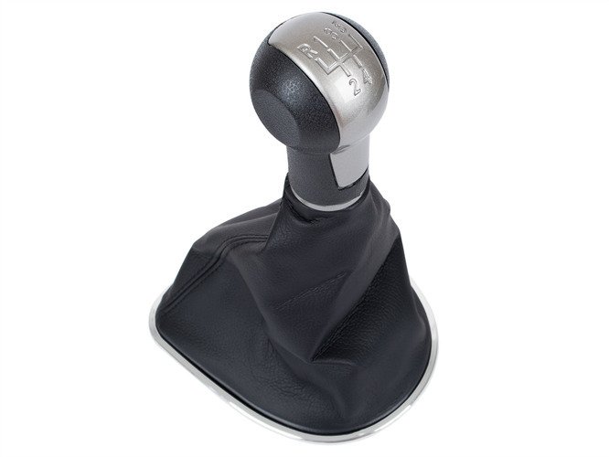 Schaltknauf Knauf Schwarz in 5-Gang für Seat Leon II 1P / Altea / Toledo III 5P