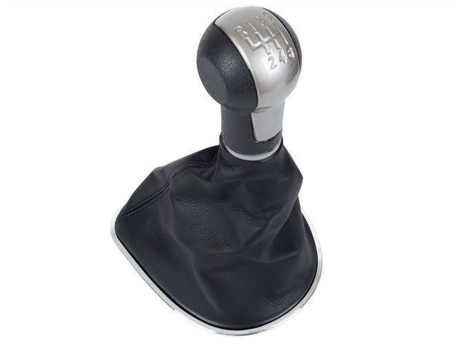 Für Seat Leon II 1P / Altea / Toledo III 5P Schaltknauf Knauf Schwarz in 6-Gang