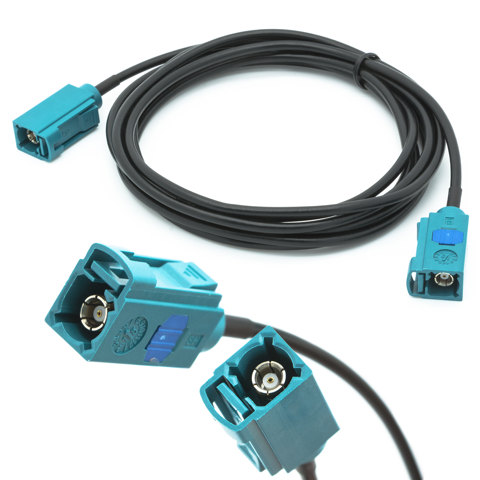 Auto Antennen 2m Verlängerung Kabel Adapter Kabel FAKRA Buchse auf FAKRA