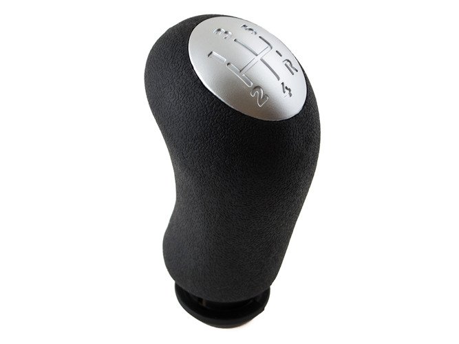 Schaltknauf Knauf Schwarz Silber 5-Gang für Renault Clio III Megane II Scenic II