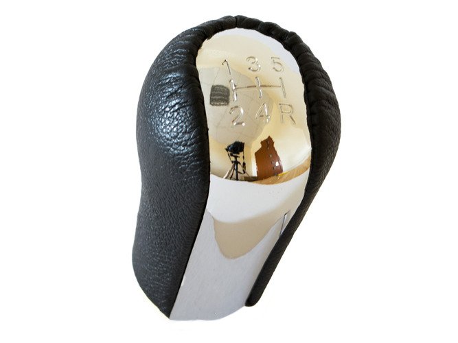 5-Gang Schaltknauf Chrom Schwarz für Toyota Avensis Corolla Aygo RAV4 Yaris Vers