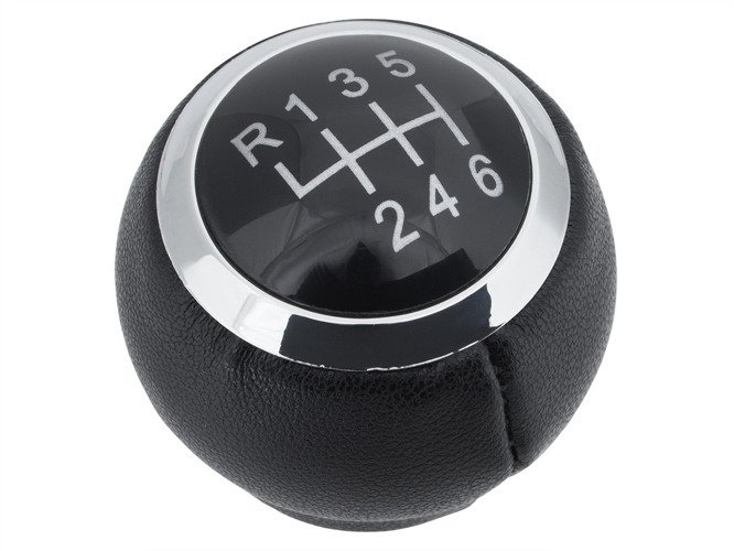 Schaltknauf Knauf 6G Chrom Schwarz für Toyota Avensis Corolla RAV4 Yaris Auris