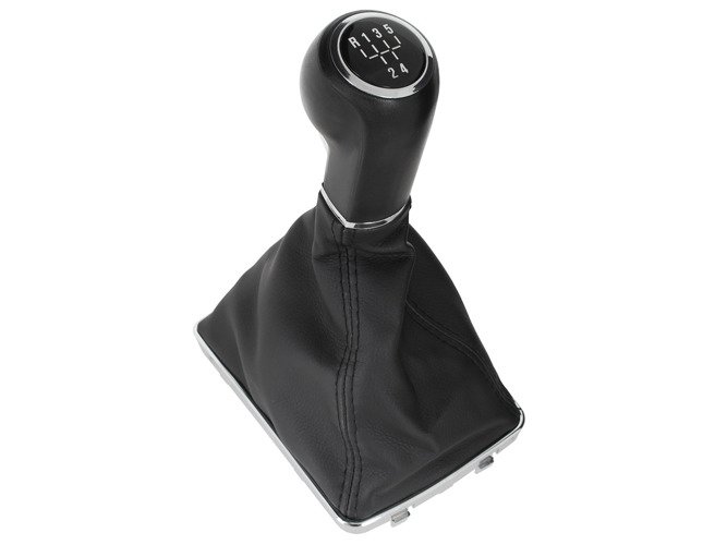 Schaltknauf + Schaltmanschette Schwarz 5-Gang für Opel Astra H ab 2004-2010