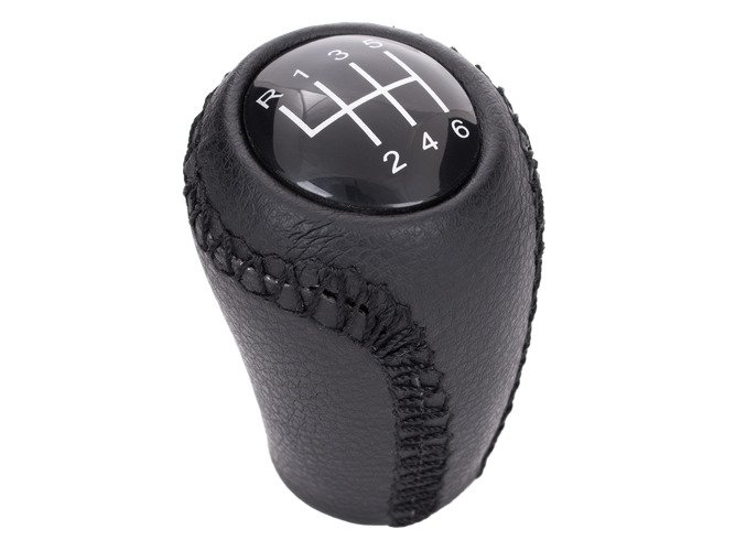 Für Mazda 3 5 6 CX-7 MX-5 Knauf Schaltknauf Schwarz / Schwarz 6-Gang