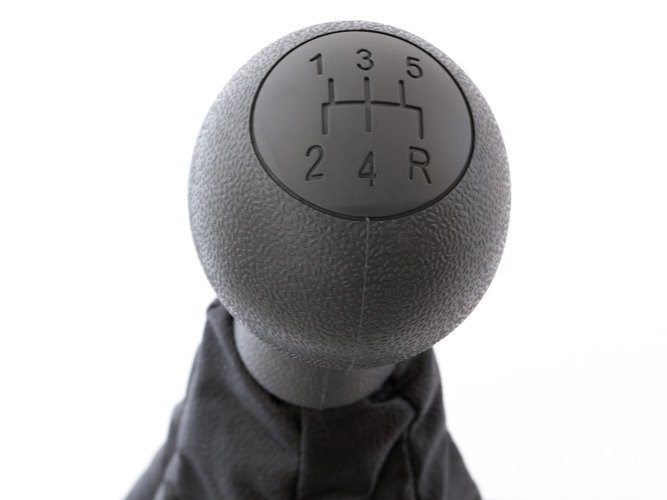 Schaltknauf + Schaltmanschette Knauf Schwarz 5-Gang für Fiat Doblo I 2000-2009