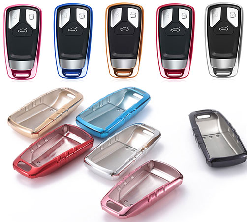 Key Cover Gehäuse Hülle Tasche Schlüssel für Audi A4 B9 A5 F5 Q5 FY A6 C8 A7 4K