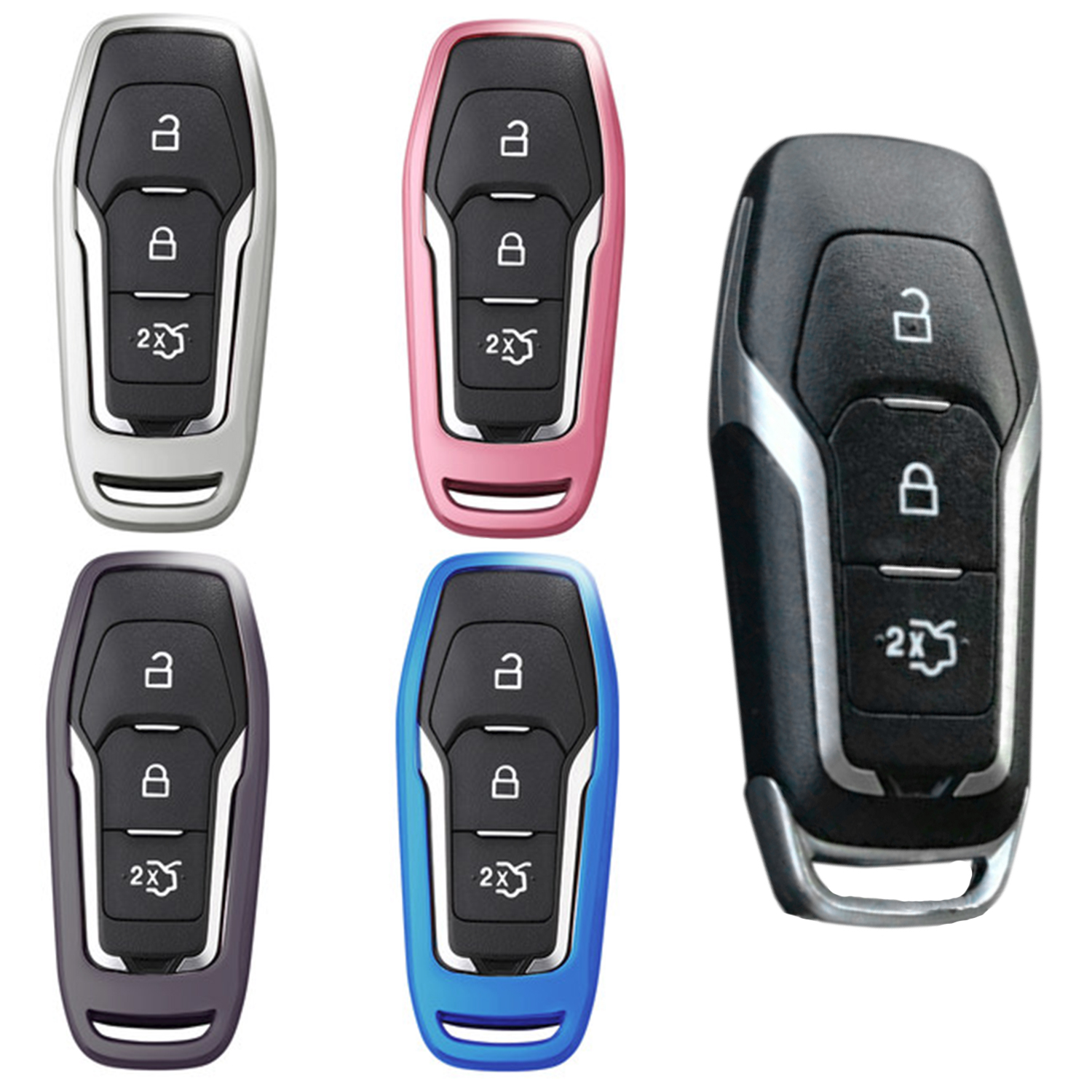 Ford Schlüssel Gehäuse - Autoschlüssel Hülle - Autoschlüssel Gehäuse