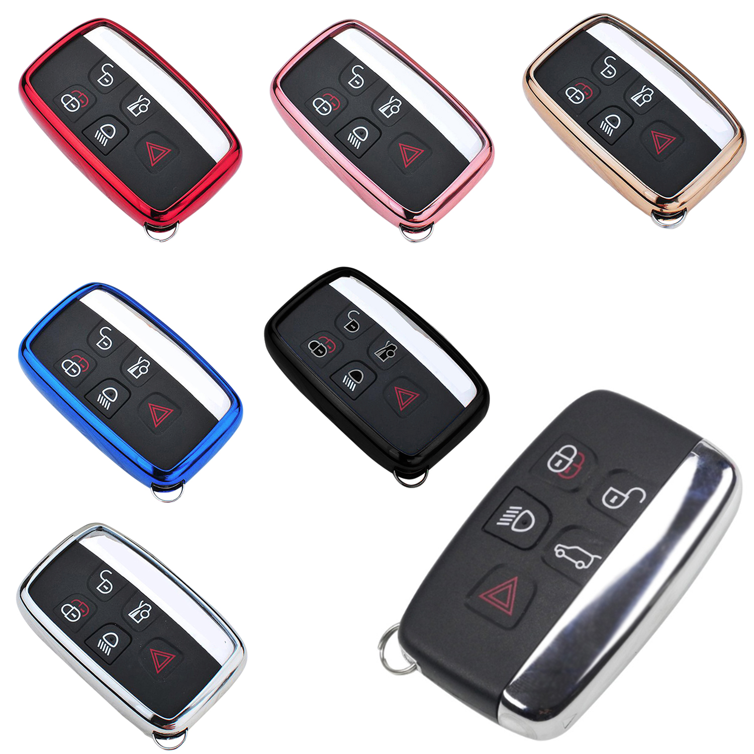 Schlüssel Hülle Gehäuse für Land Rover Evogue Discovery Range Rover Sport F-Pace