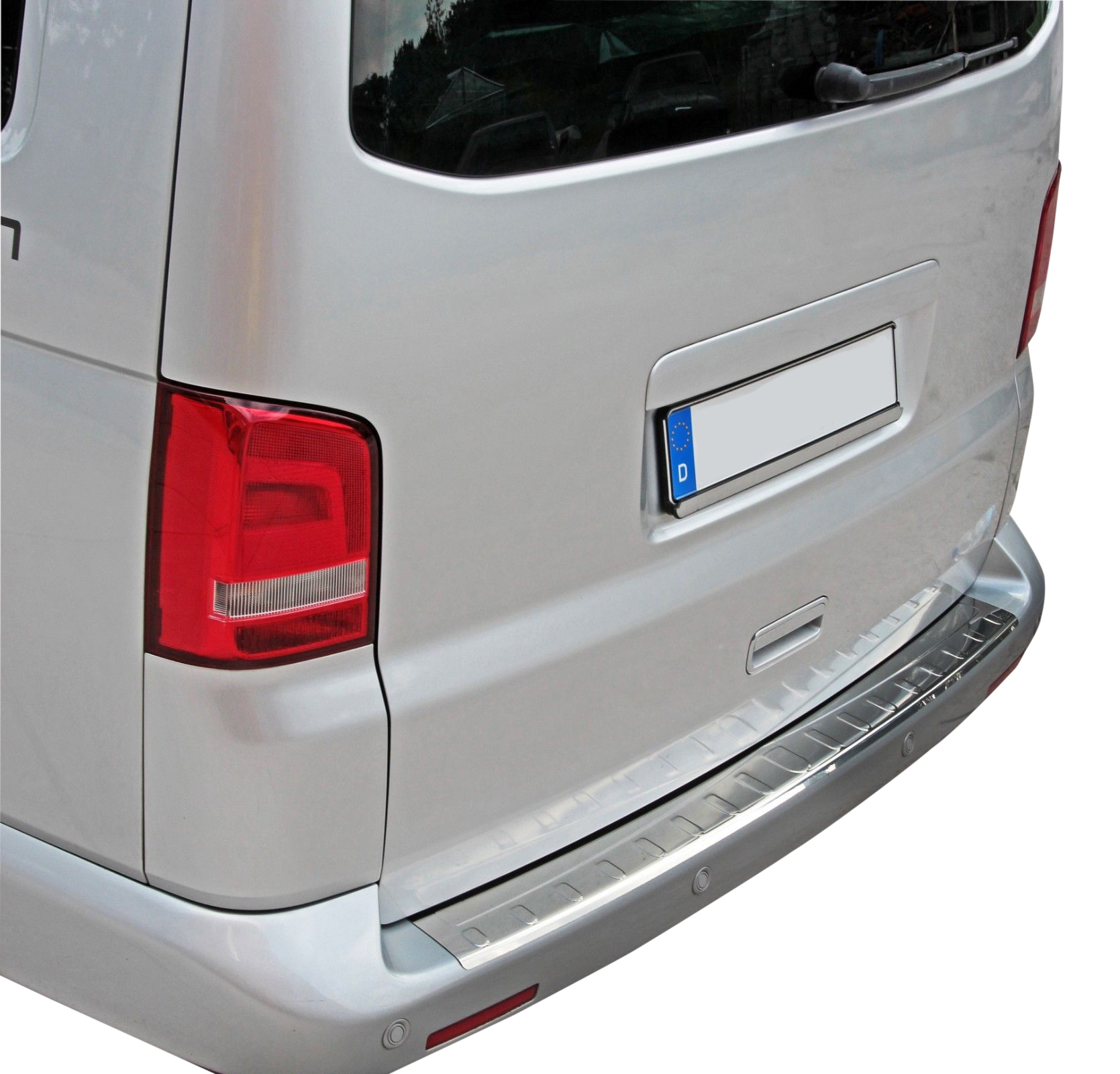 LADEKANTENSCHUTZ Edelstahl V2A Leiste Schutz für VW T5 ab 2003- / T6 ab 2015-