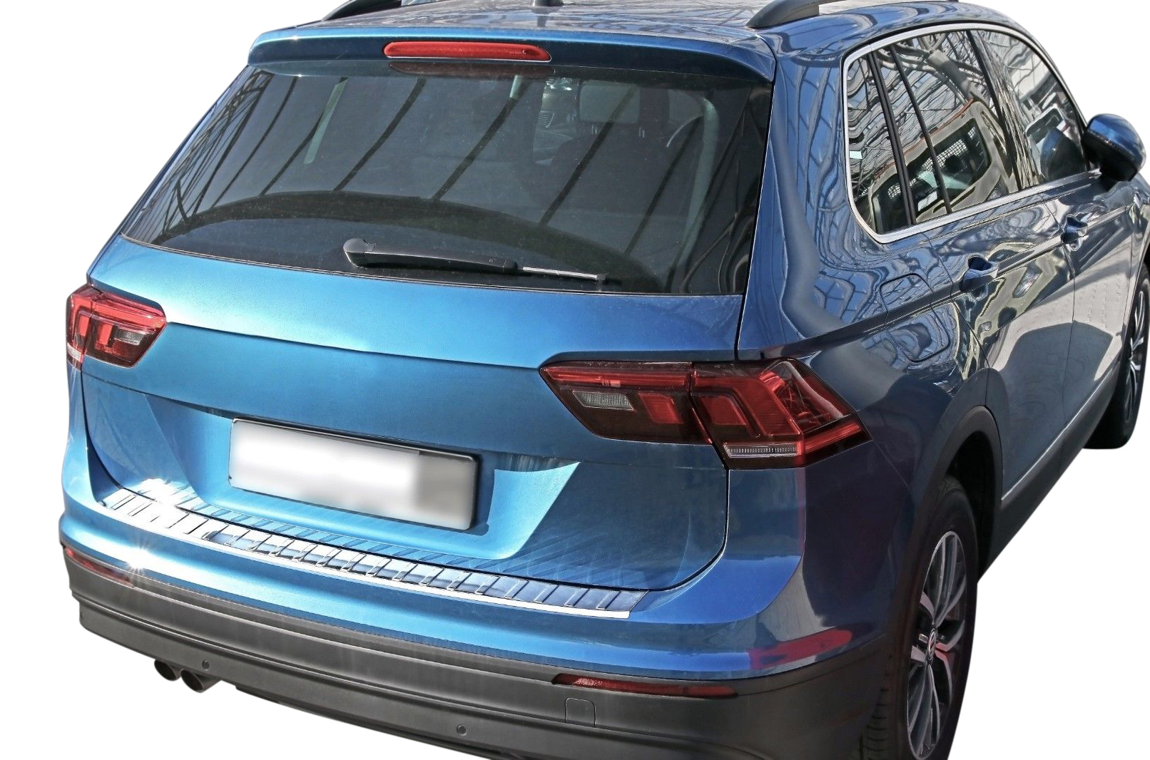LADEKANTENSCHUTZ Edelstahl V2A Leiste für VW Tiguan II AD + Allspace ab 2016-