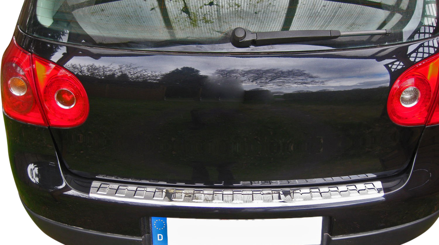 LADEKANTENSCHUTZ Edelstahl V2A Leiste Schutz für VW Golf V 5 ab 2003-2008