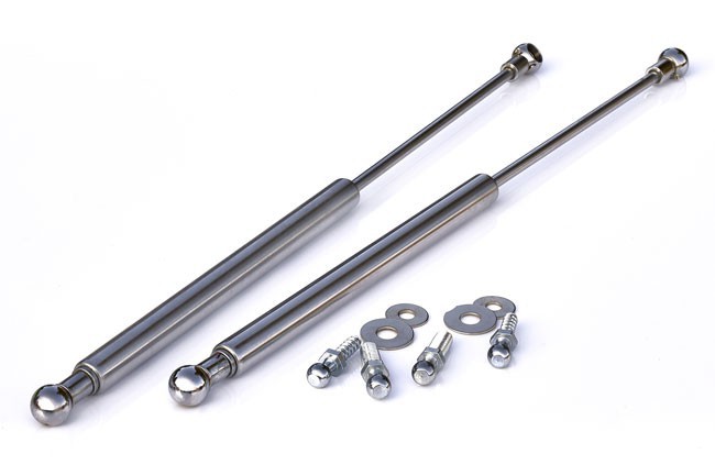 CHROM Haubenlifter Haubendämpfer Lifter Dämpfer für Opel Astra G ab 1999-2005