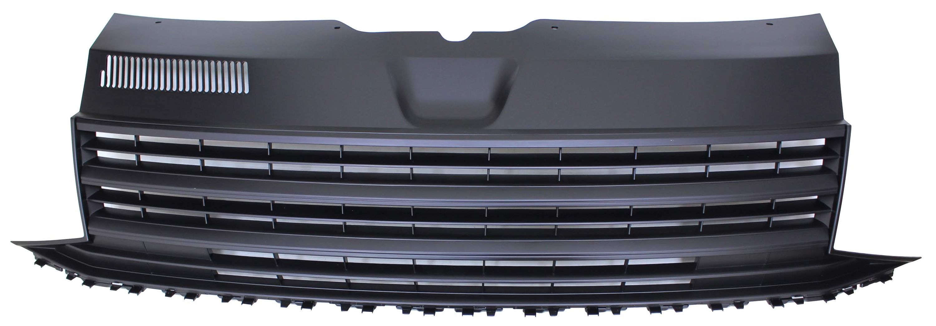 Kühlergrill Sportgrill Gitter Grill ohne Emblem Schwarz für VW T6 / VI ab 2015-