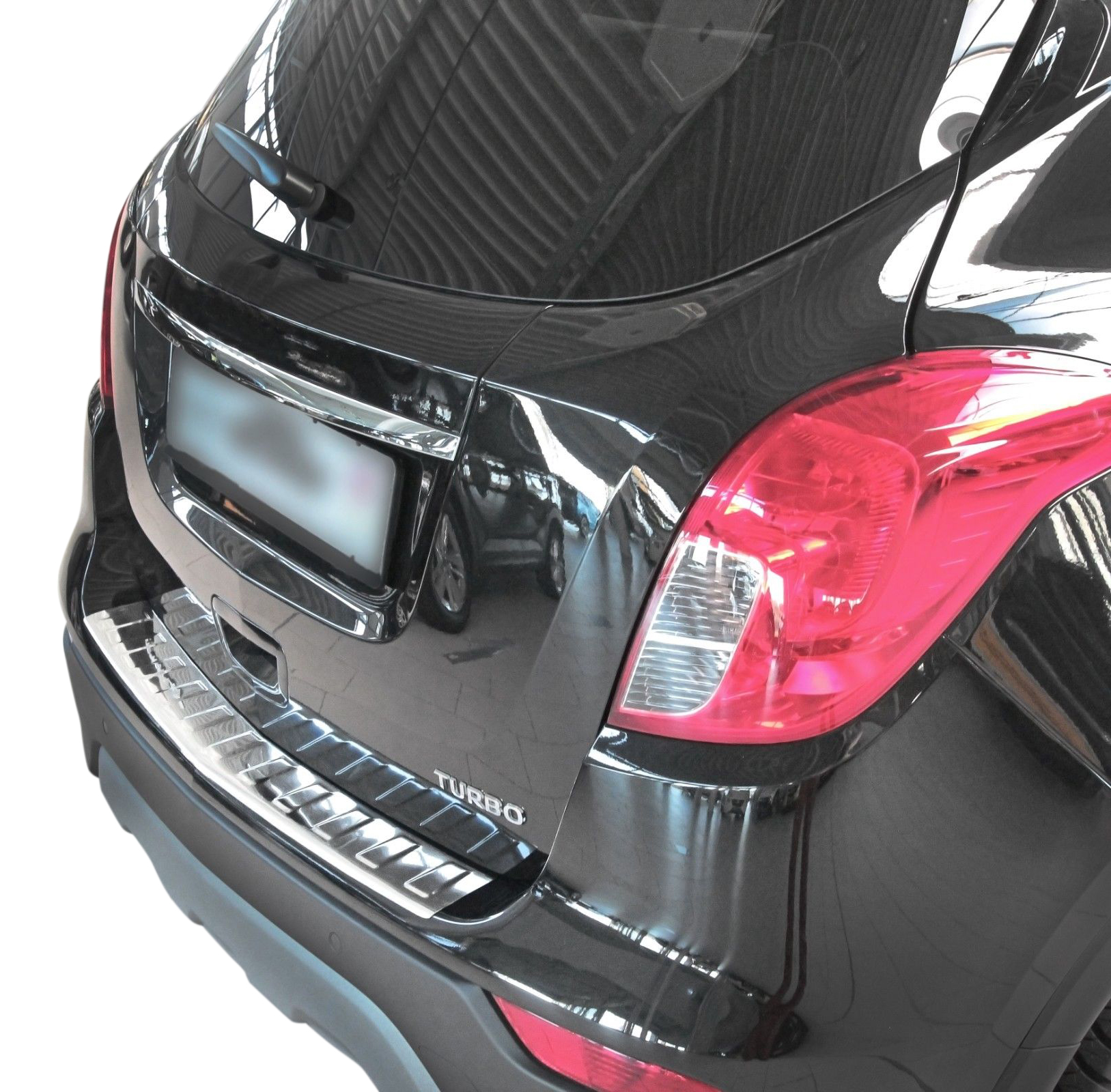 LADEKANTENSCHUTZ Edelstahl V2A Schutz für Opel Mokka ab 2012- / Mokka X ab 2016-