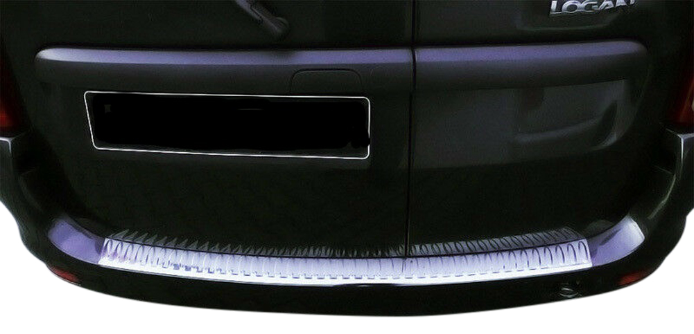 LADEKANTENSCHUTZ Edelstahl V2A für Dacia Logan MCV Facelift 03/2009 bis 2013