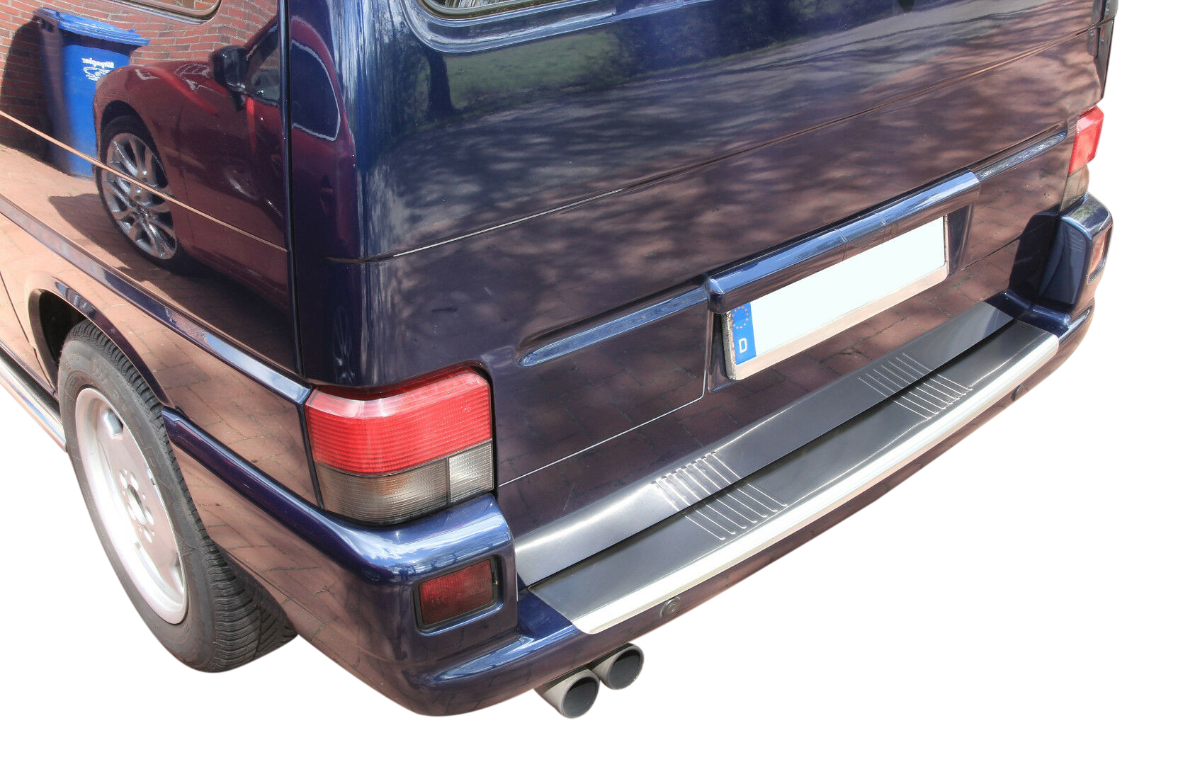 LADEKANTENSCHUTZ Edelstahl MATT Leiste Schutz für VW T4 ab 1996-2003