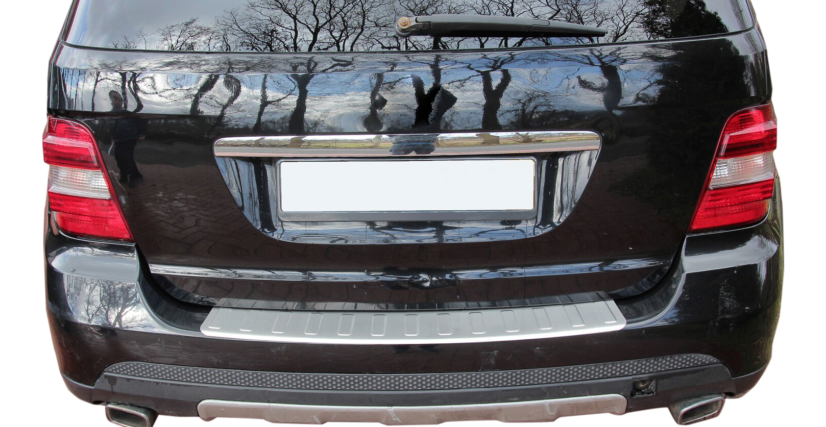 Edelstahl MATT LADEKANTENSCHUTZ Leiste Schutz für VW T4 ab 1996-2003