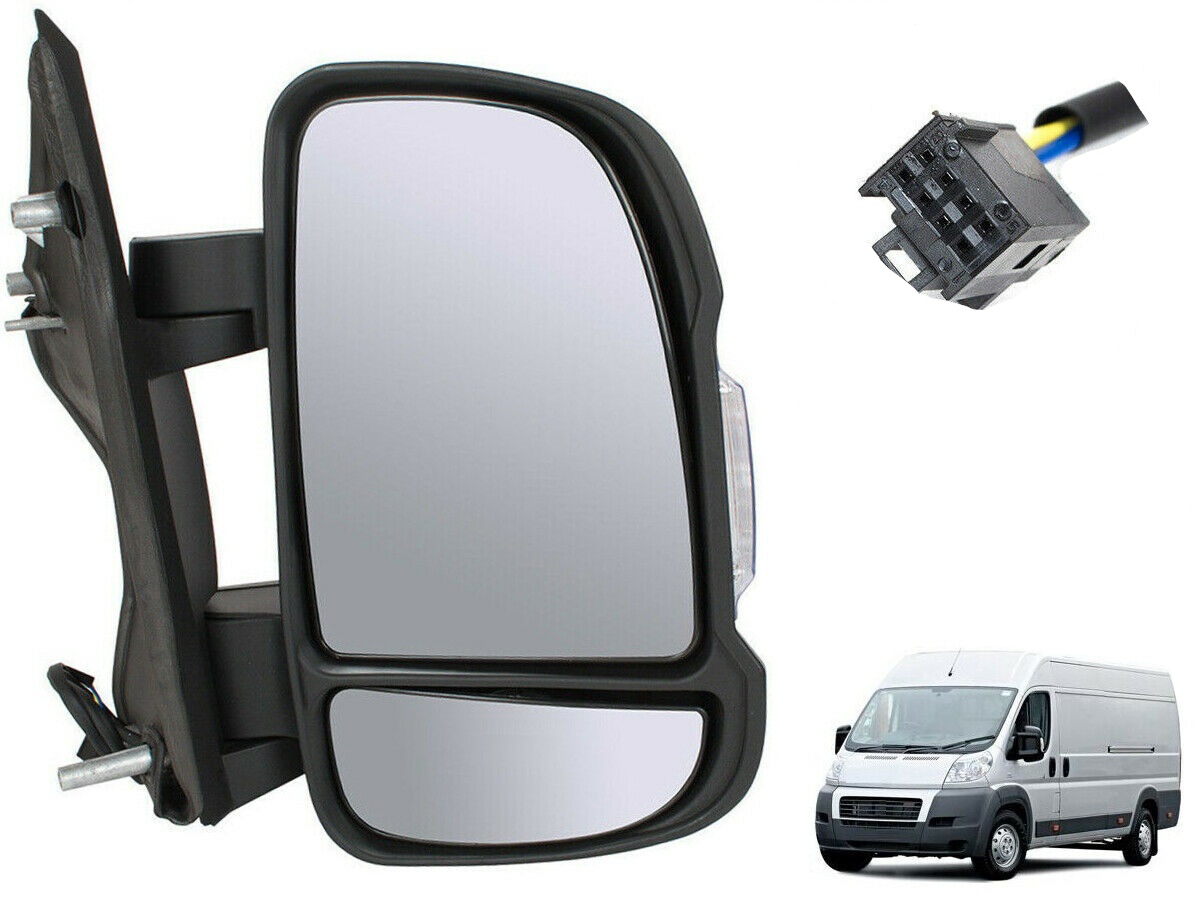 RECHTS Außenspiegel Seiten Spiegel MANUELL KURZER ARM für Citroen Jumper II 06-