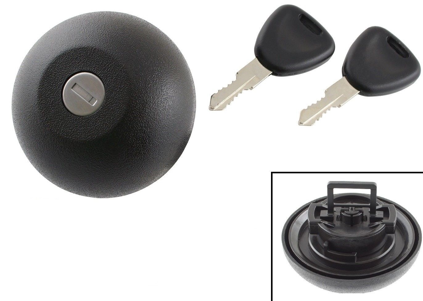 Tankdeckel Deckel Verschluss 7701367381 + 2x Schlüssel für Renault / Opel