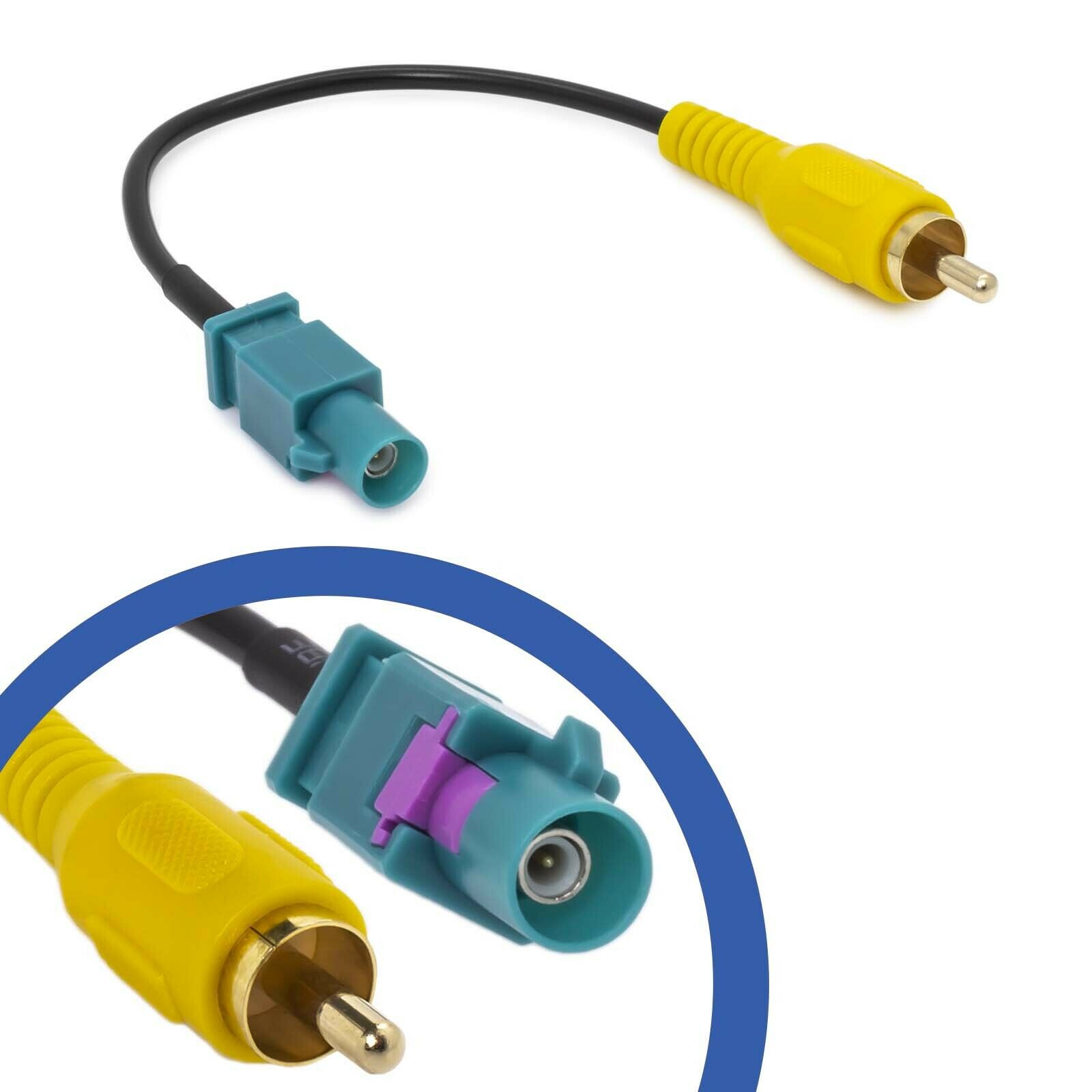 Cinch Fakra Adapter Kabel Video Rückfahrkamera für Land Rover Evoque / Jaguar