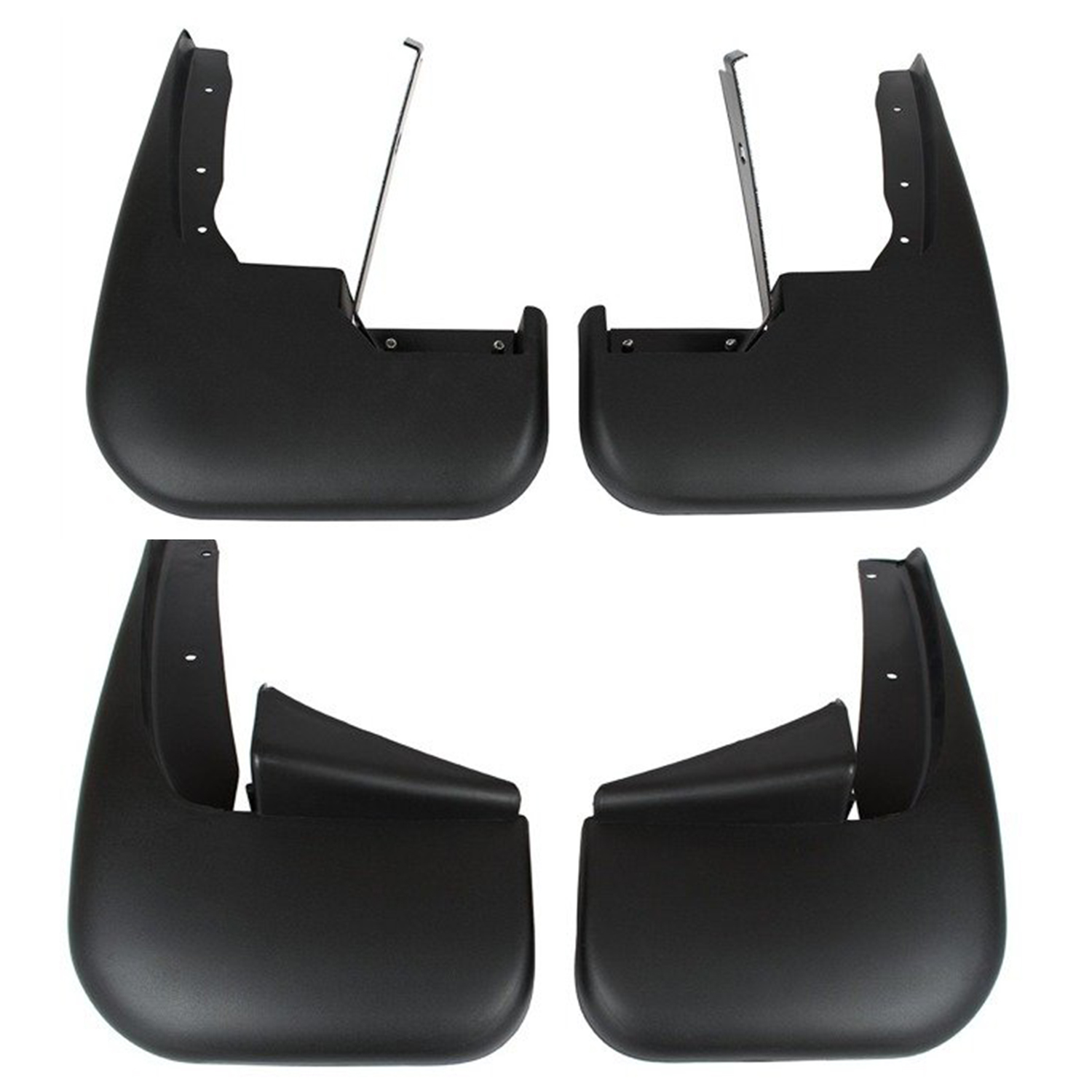 4x Schmutzfänger Spritzschutz Set VORNE + HINTEN für Ford Transit ab 2006-