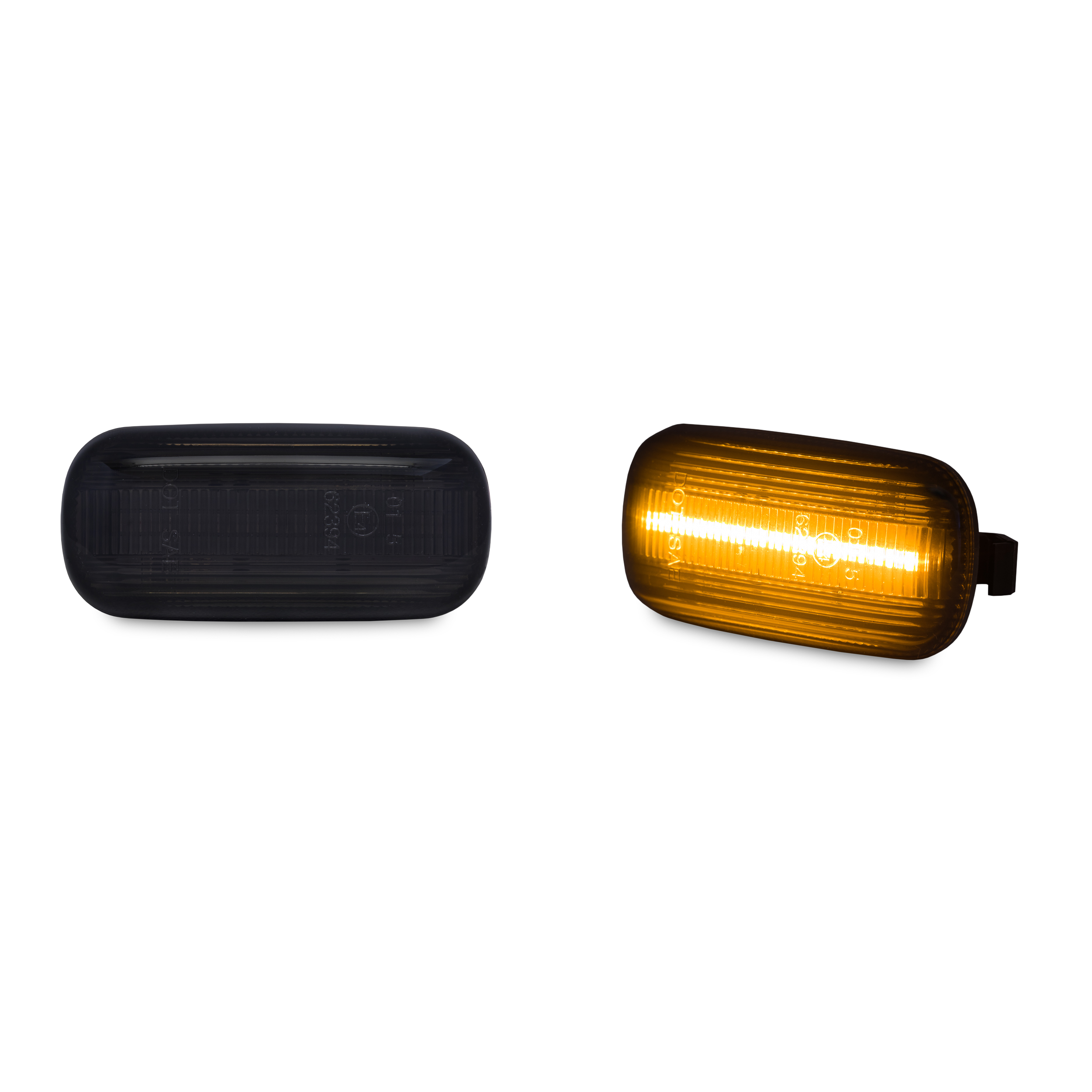 Original LIGHTBAR LED Seiten Blinker Schwarz für Audi A3 8P A4 8E A6 4B A8 TT
