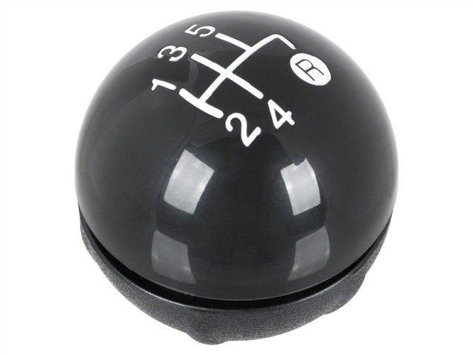 Schaltknauf Knauf in Schwarz 5-Gang 55344092 für Fiat 500 / 500C ab 2007-2015