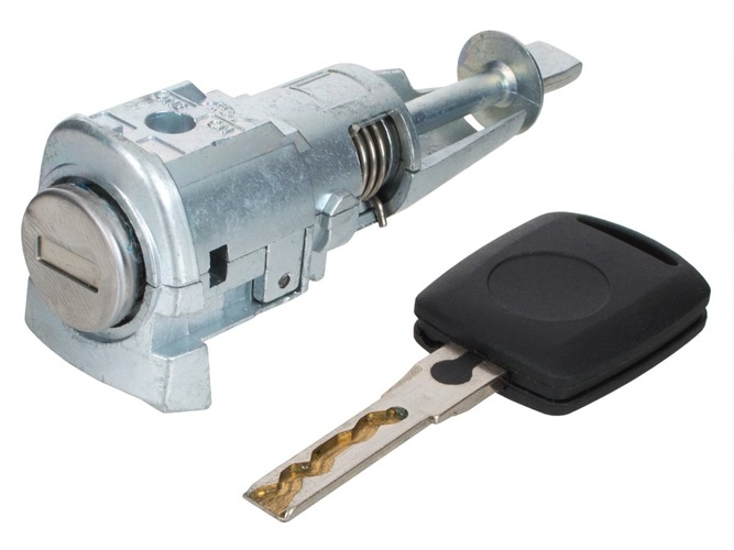 Türschloss Schließzylinder VORNE LINKS + Schlüssel für Skoda Octavia II 1Z 2004-