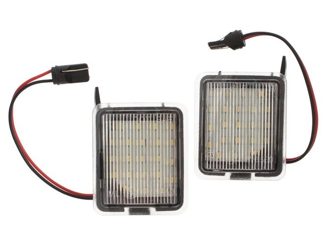 2x LED Umfeldbeleuchtung Spiegel für Ford C-MAX Focus III Kuga Mondeo IV S-MAX