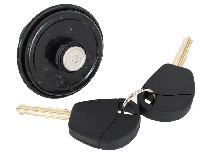 Tankdeckel Deckel Verschluss + 2x Schlüssel für Peugeot Partner Citroen Berlingo
