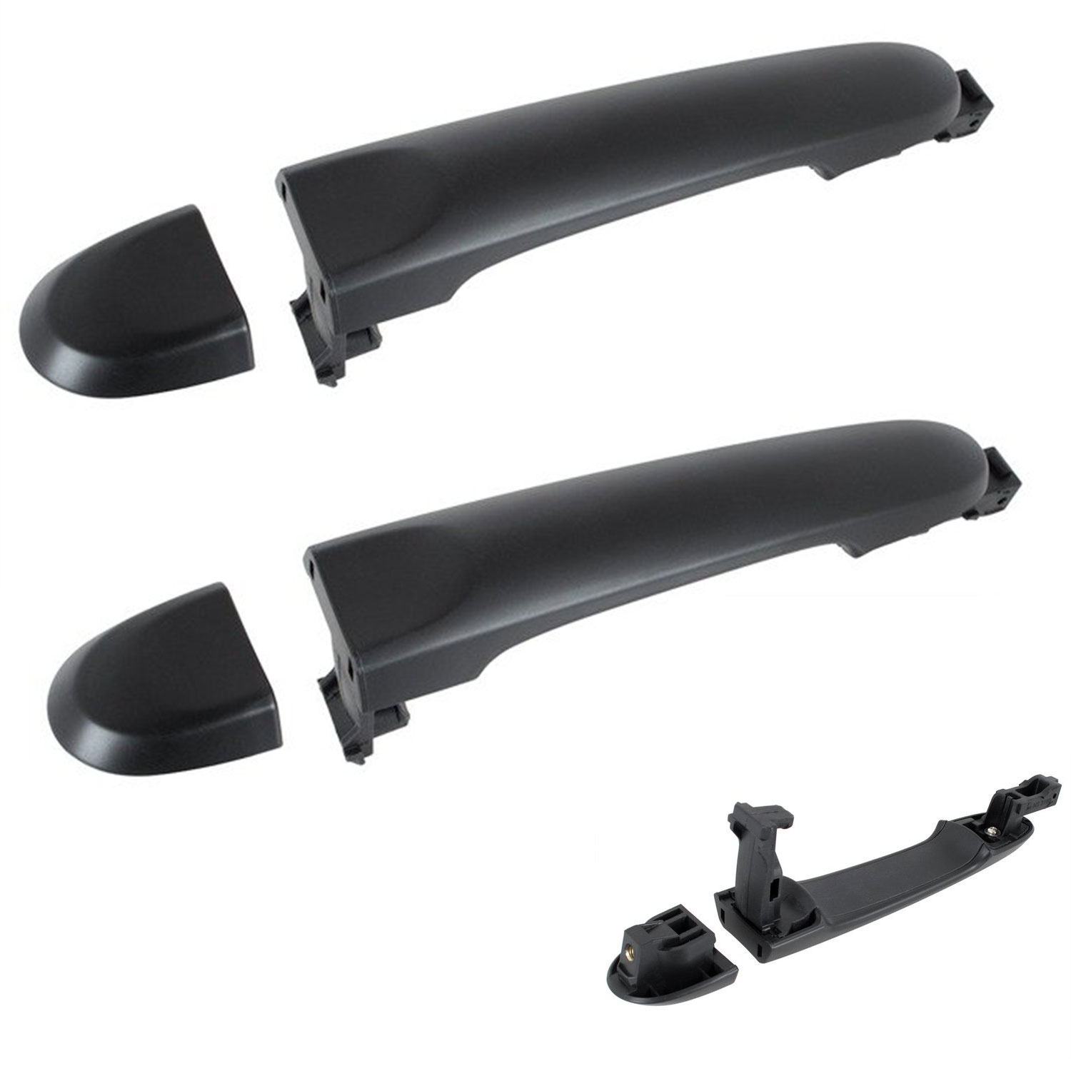 2x Türgriff Griff Außen LINKS + RECHTS VORNE SET für Nissan Micra K13 2010-2017