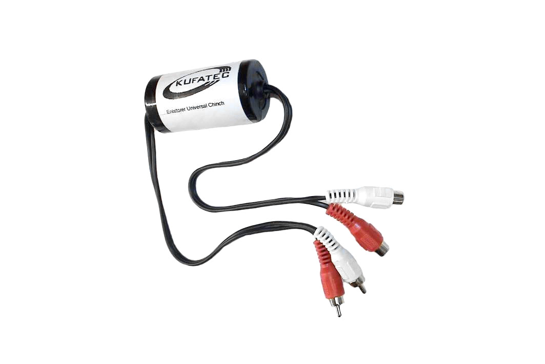 Entstörfilter über Chinch Audio 40 hz – 32 kHz