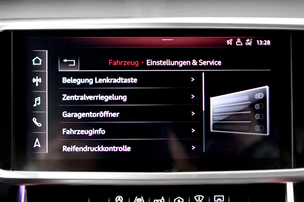 Komplettset HomeLink Garagentoröffnung für Audi A7 4K