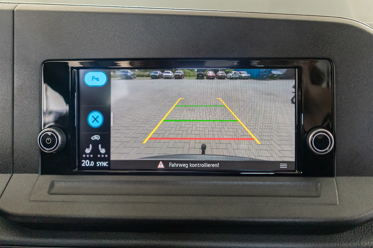 Komplettset Rückfahrkamera für VW Caddy SB