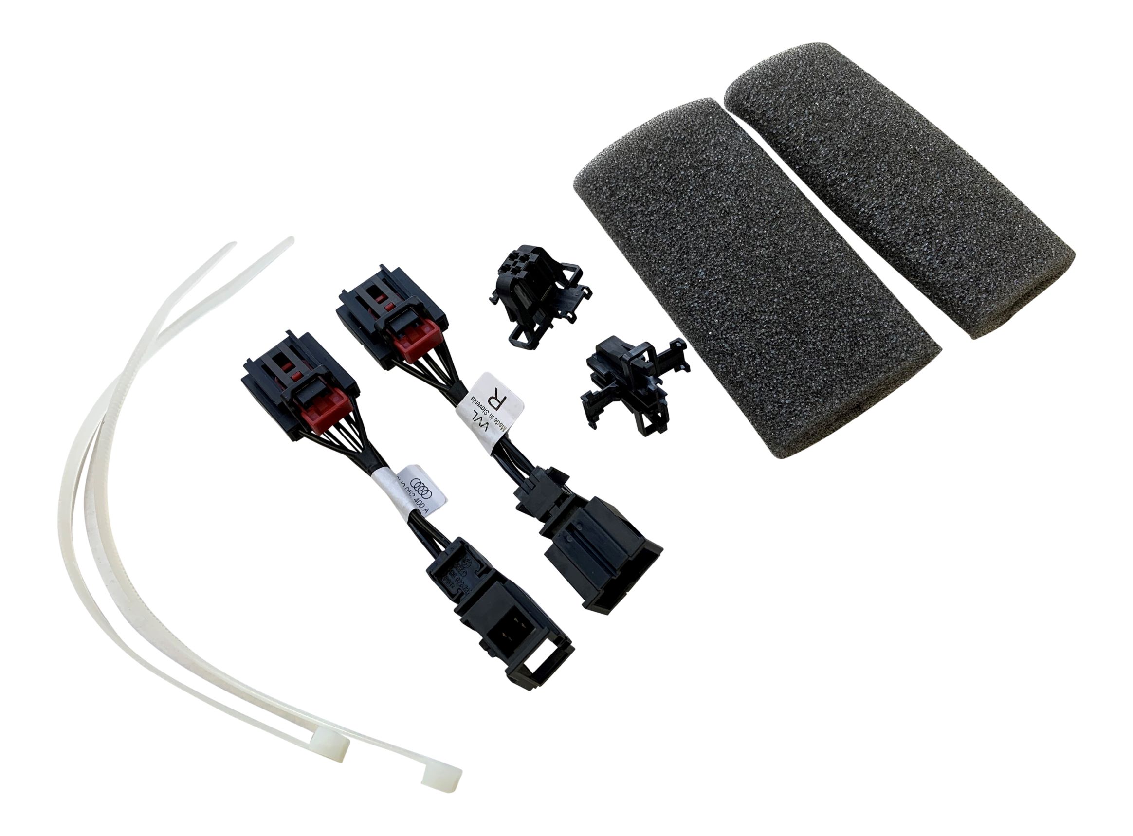 Original Audi Q3 8U Rückleuchten Adapter SET von Halogen auf LED Rückleuchten für Audi Q3 8U ab 2011-2017