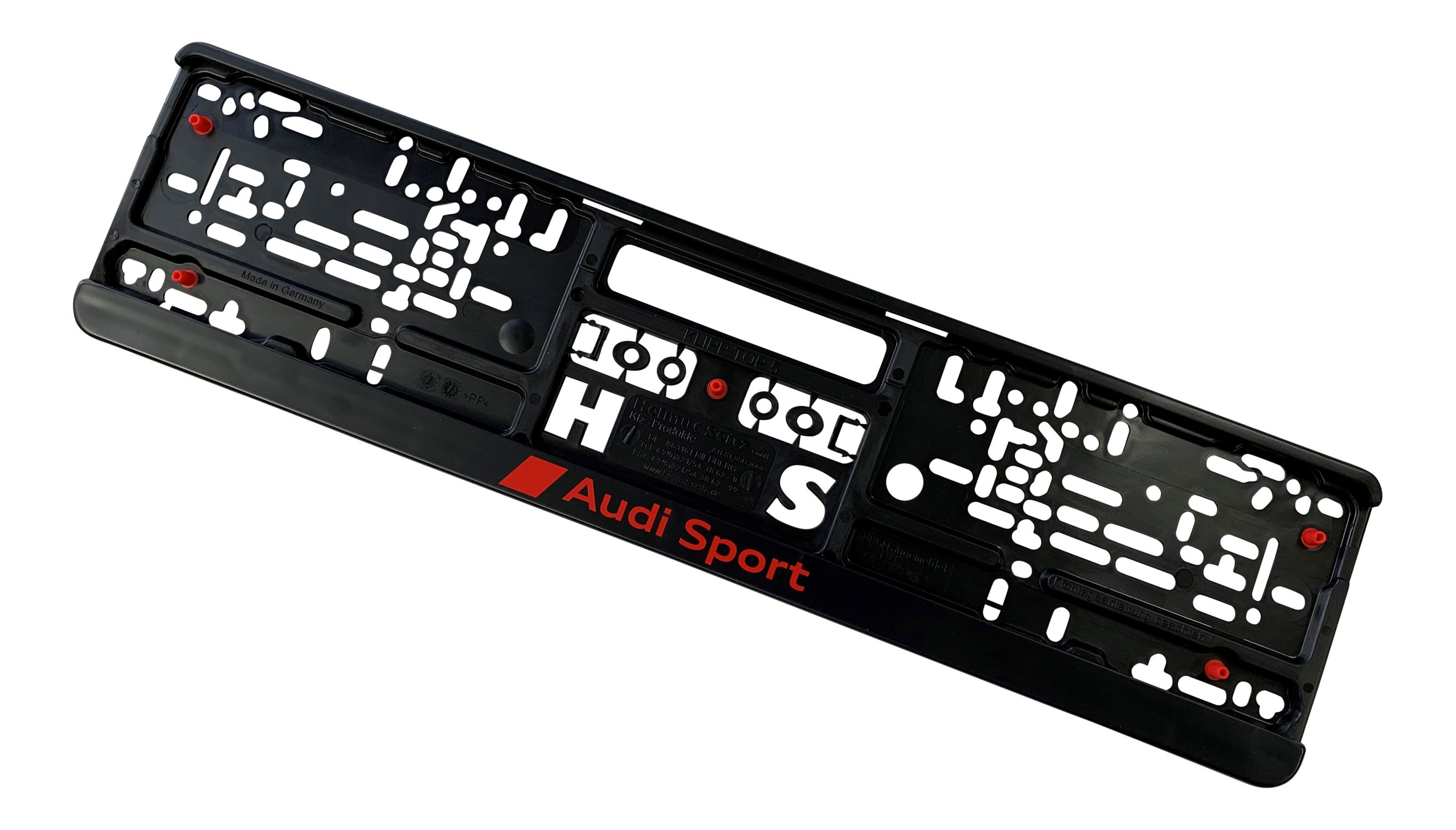 Original AUDI SPORT Premium Kennzeichenhalter Halter passend für alle Fahrzeuge