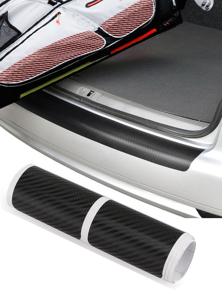 Ladekantenschutz Schutz Folie Carbon Optik für Mazda 6 Kombi Facelift ab 2012-