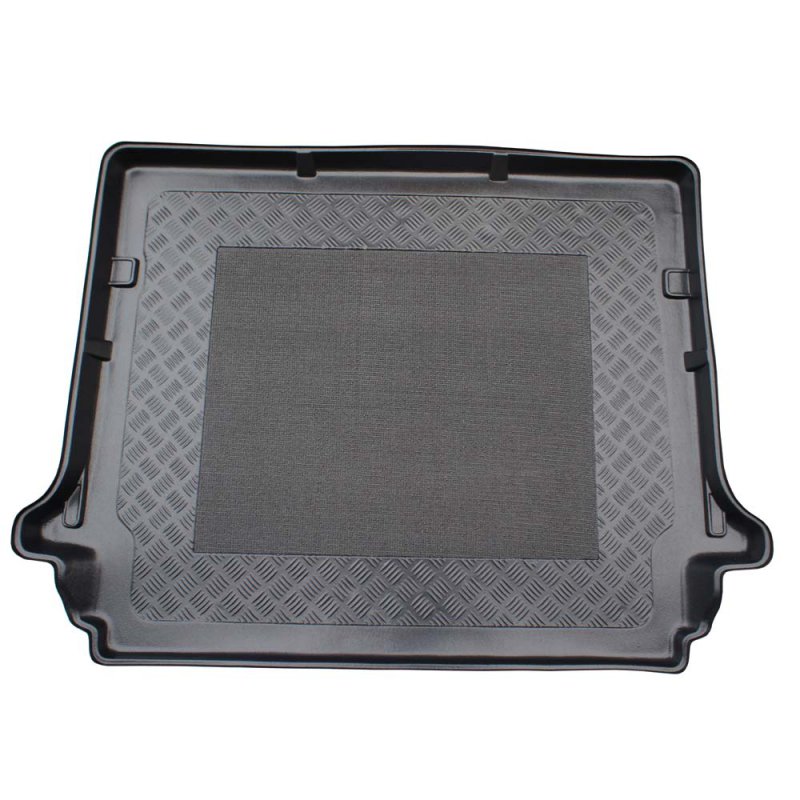 Original TFS Basic Plus passgenaue Kofferraumwanne mit Antirutsch Fläche Schutz Matte Wanne Kofferraum Made in Germany für Opel Mokka ab 2012-2016 (auch Allrad)