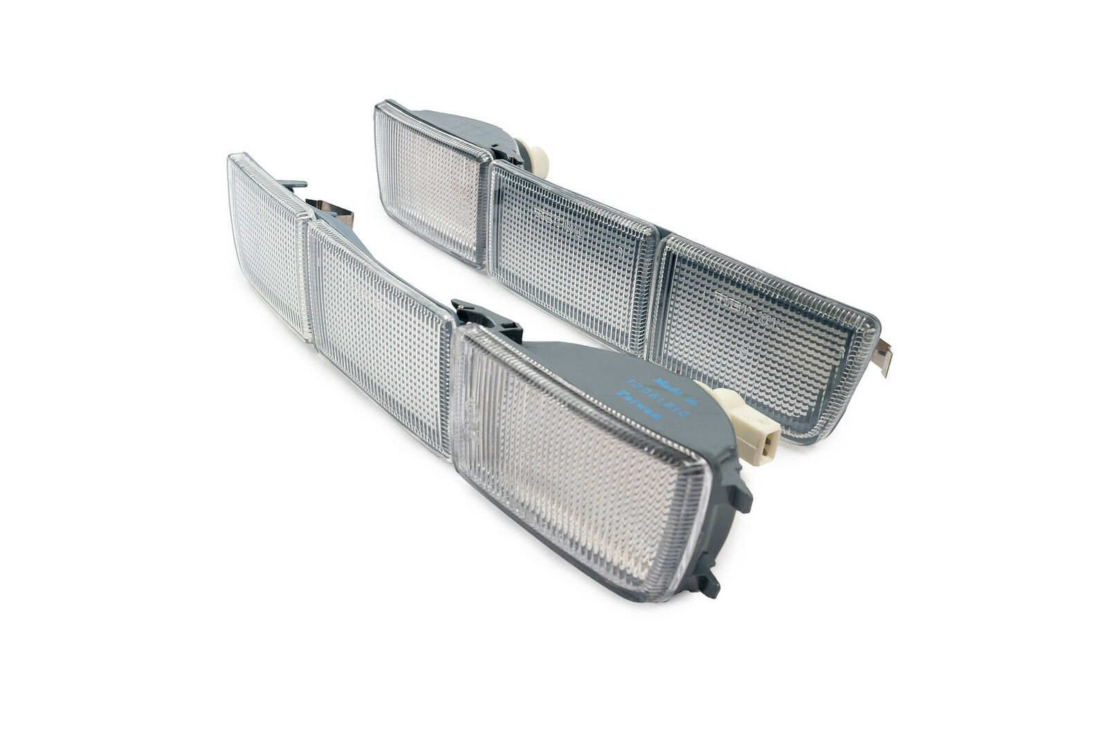 2x Frontblinker Blinker + Blenden in Weiß für VW Golf 3 III MK3 Vento ab 1991-99