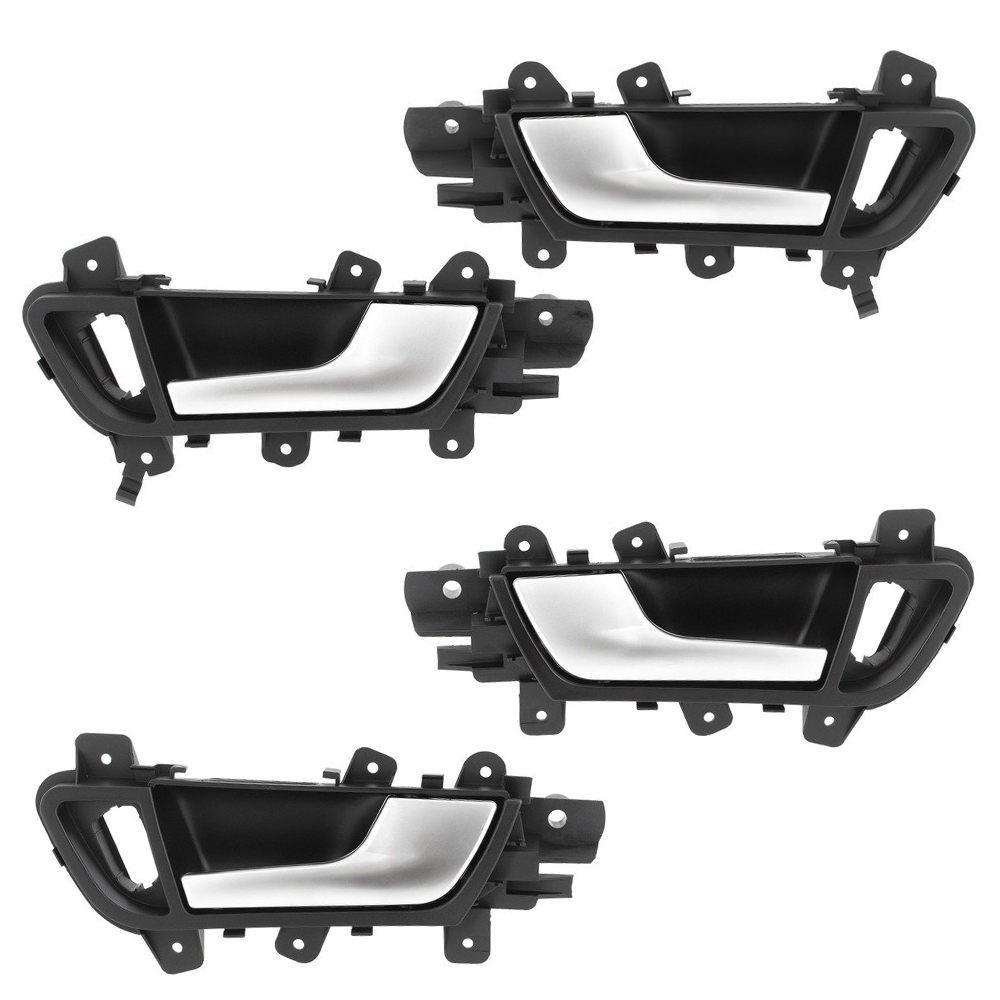 4x Türgriff Innen Silber LINKS + RECHTS für Audi A5 8T 07-17 / A4 B8 8K 07-15